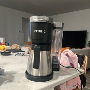 Keurig Black and Silver Coffee Maker